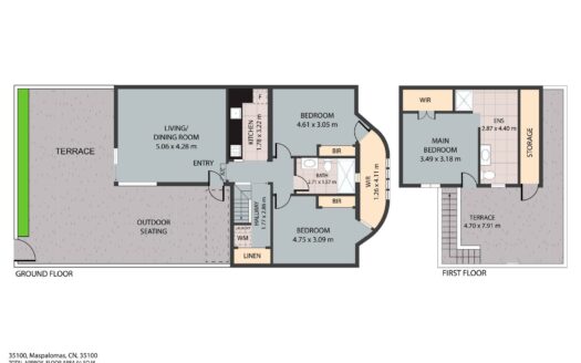 Attraktives Bungalow mit Dachterrasse in einer gepflegten Anlage mit Pool