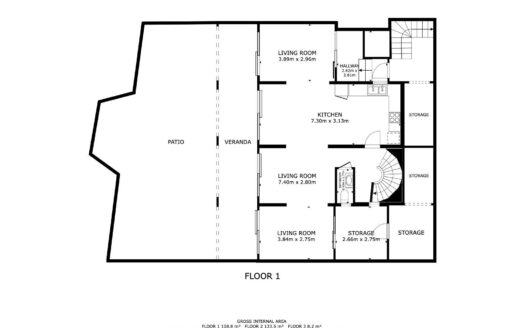 Doppelhaus-Chalet mit privatem Pool in Montaña la Data