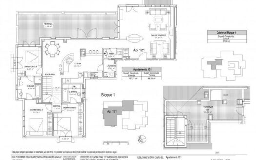LUXURIOUS PENTHOUSE OF TOTAL 250 M2 WITH 3 BEDROOMS AND SEA VIEWS IN MONTE CARRERA, LOWER LOMA DOS