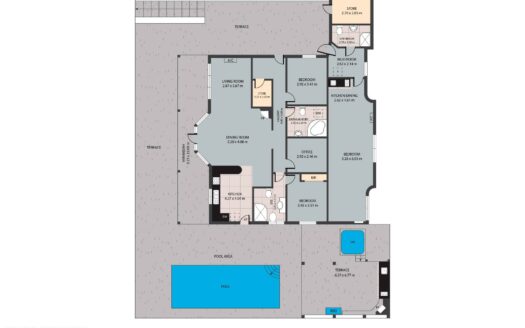 Villa en Tauro con vistas al mar y cerca del campo de golf