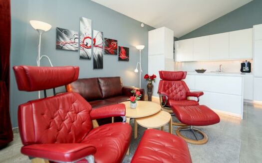 Meerblick, Sonnenuntergang und elegantes Design