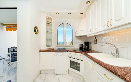 Bright apartment with sea views and afternoon sun