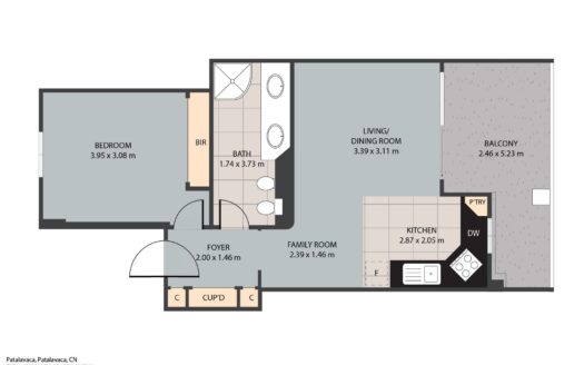 Bright apartment with sea views and afternoon sun