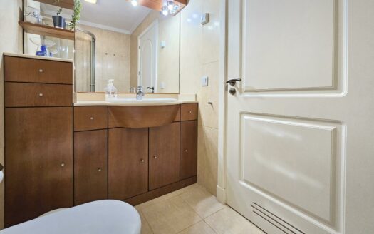 SOUTH FACING CORNER APARTMENT IN THE PART OF THE COMPLEX CLOSEST TO THE SEA IN MONTE CARRERA. FANTASTIC SEA VIEWS FROM EAST TO WEST. GARAGE SPACE AND STORAGE ROOM.