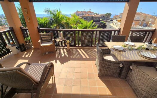 SOUTH FACING CORNER APARTMENT IN THE PART OF THE COMPLEX CLOSEST TO THE SEA IN MONTE CARRERA. FANTASTIC SEA VIEWS FROM EAST TO WEST. GARAGE SPACE AND STORAGE ROOM.