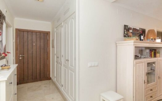 SOUTH FACING CORNER APARTMENT IN THE PART OF THE COMPLEX CLOSEST TO THE SEA IN MONTE CARRERA. FANTASTIC SEA VIEWS FROM EAST TO WEST. GARAGE SPACE AND STORAGE ROOM.