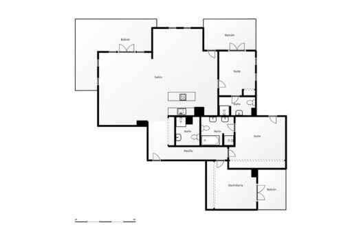 SE ESTÁ CONSIDERANDO LA VENTA DE ESTE ELEGANTE APARTAMENTO DE LUJO DE 197 M² (EN TOTAL) EN LA ÚLTIMA PLANTA DEL BLOQUE 2, MONTE CARRERA – EN LA PARTE HACÍA EL MAR. VISTAS PANORÁMICAS AL OCÉANO.