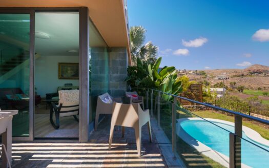 Chalet con piscina privada en El Salobre