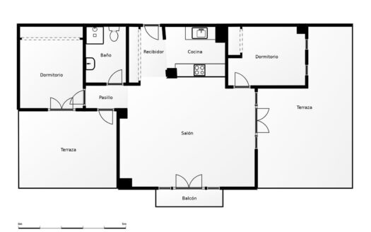 PRECIOSO Y SOLEADO ÁTICO DE 78 M2 CON 2 HABITACIONES EN MONTE CARRERA, CON AZOTEA COMUNITARIA, TRASTERO, PLAZA DE GARAJE Y PISCINA CLIMATIZADA.